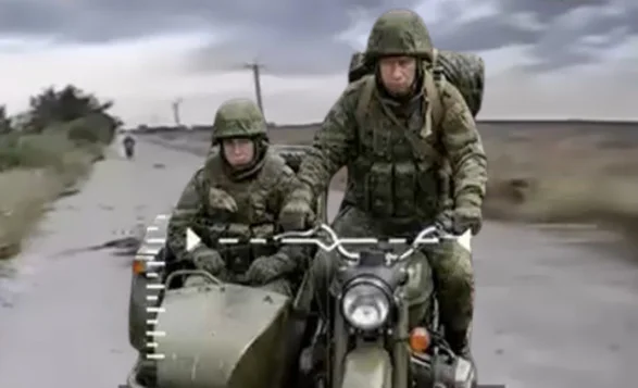 Russian Motorcycle Assault Fails