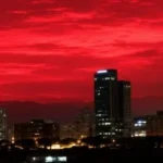 Mysterious blood-red sky appears after Colombia earthquake