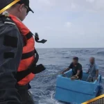 Two fishermen survive five days adrift in the Pacific Ocean inside a blue cooler