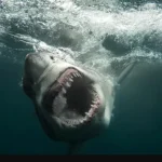Giant killer shark Sharkzilla tears into whales and seals as scientists investigate a nuclear mutation theory