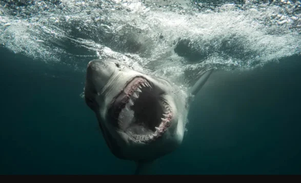 Giant killer shark Sharkzilla tears into whales and seals as scientists investigate a nuclear mutation theory