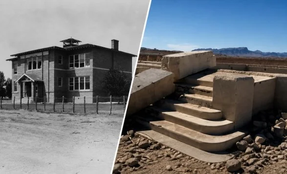 Ghost Town St. Thomas Resurfaces From Lake Mead