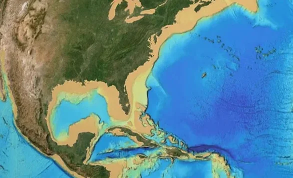 Mysterious city near the Bermuda Triangle?