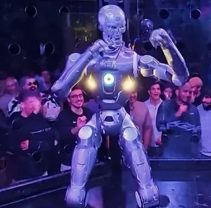 Like a Real Terminator: First-Ever Human vs Robot Fight
