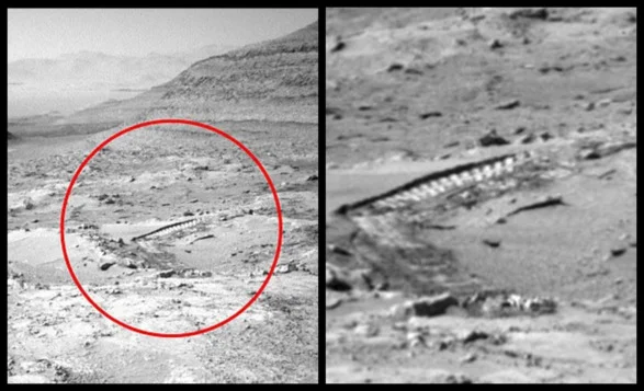 NASA Mars Photo Reveals Mysterious Tracks in the Dust