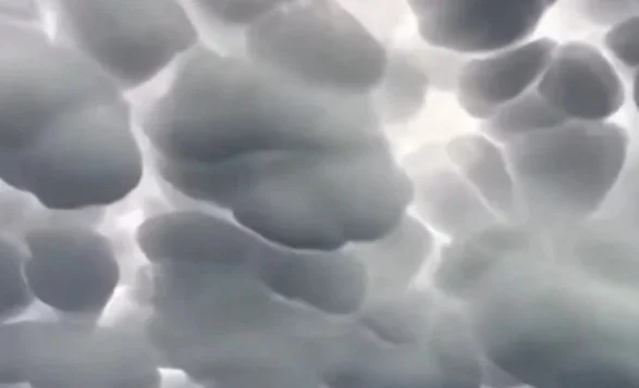 Strange Natural Phenomenon Turns Argentina's Sky Into “Snow drifts”