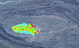 Radar reveals unusual structures beneath the formation