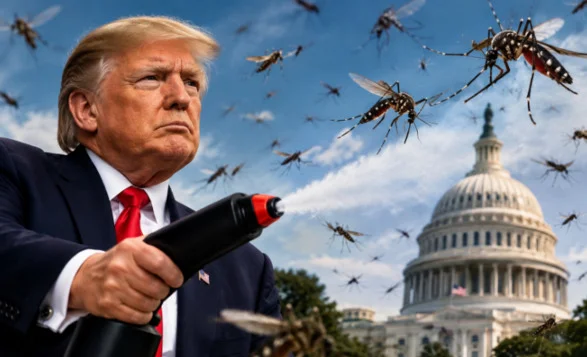 Trump Has Launched a New War, This Time Against Mosquitoes in Washington