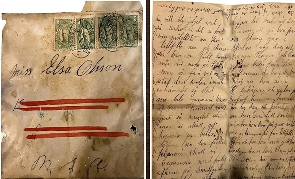 Couple Discovers a Sealed 1914 Letter Hidden Behind a Wall